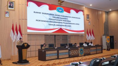 Pemkab Lamongan dan Dewan Tandatangani Pertanggungjawaban APBD 2025